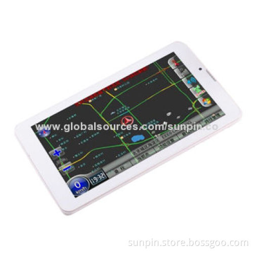 China wholesale GPS navigation 3G phone call dual core, 7-inch city call Android phone tablet PC
